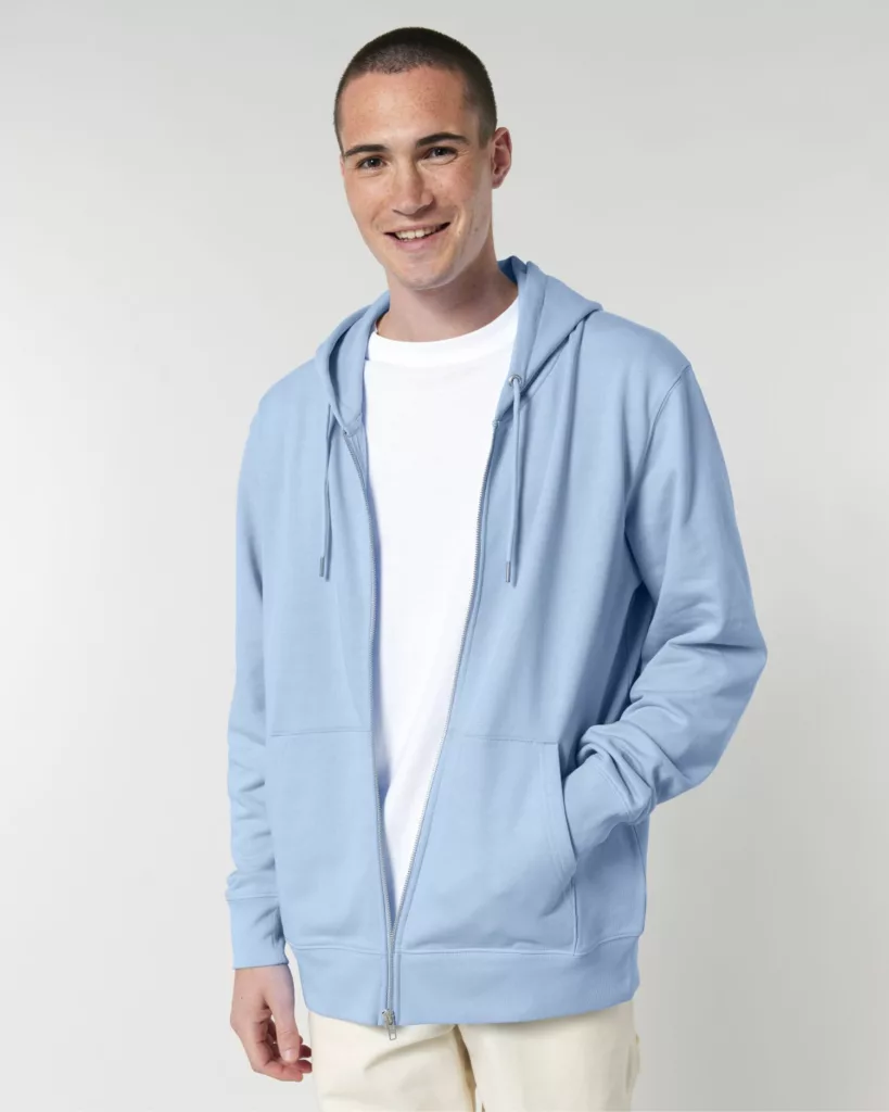 Das Iconic Unisex-Zip-Thru-Hoodie-Sweatshirt